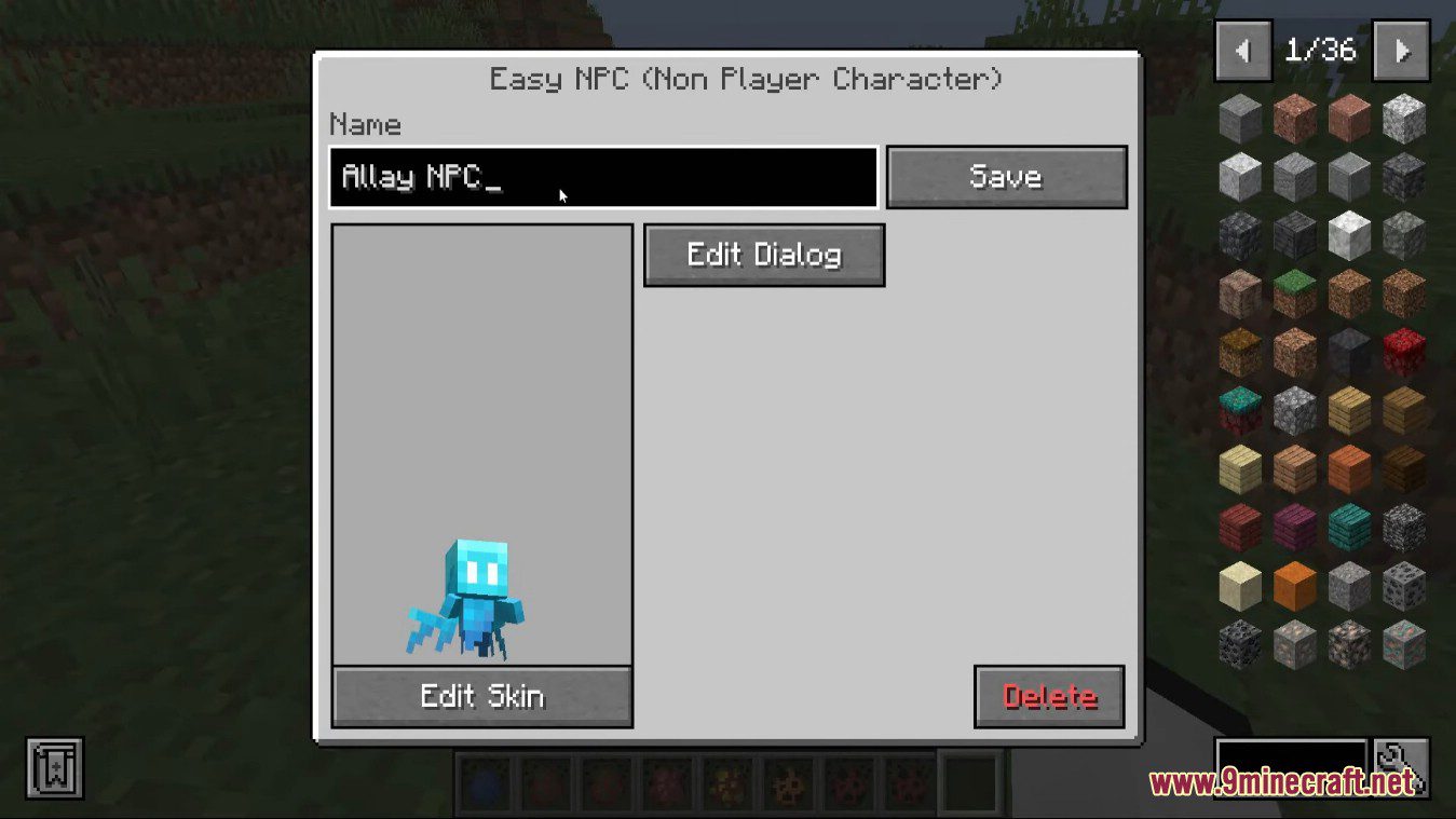 image 3 for Easy NPC Mode (1.20.2) - fácil creación de NPC con diálogos