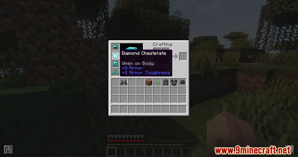 image 4 for Armour Weight Mod (1.20.4) - adds weight to the armor.