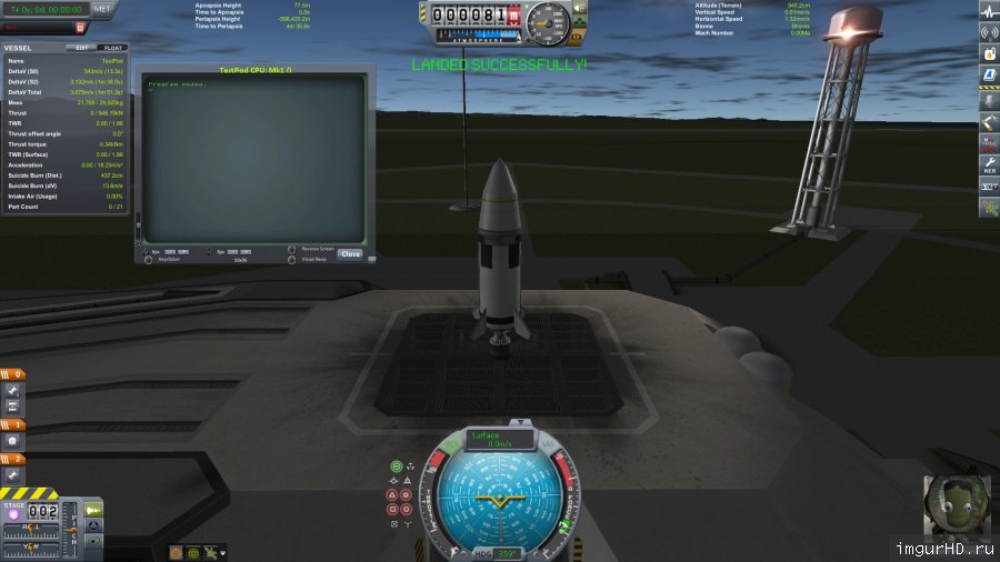 description_0 Landing autopilot script kOS