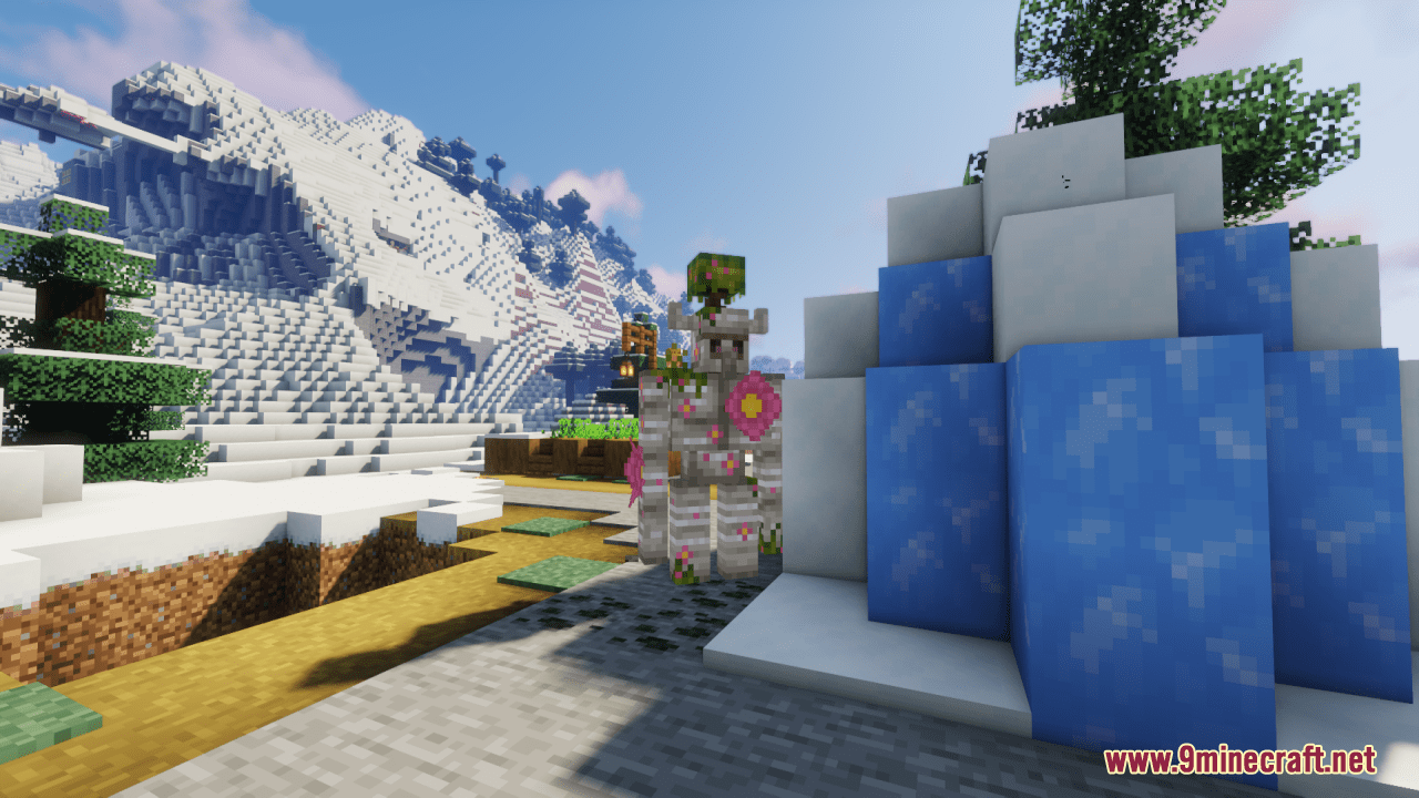 description_1 Golems Galore Resource Pack (1.19.4, 1.18.2) - текстурный пакет