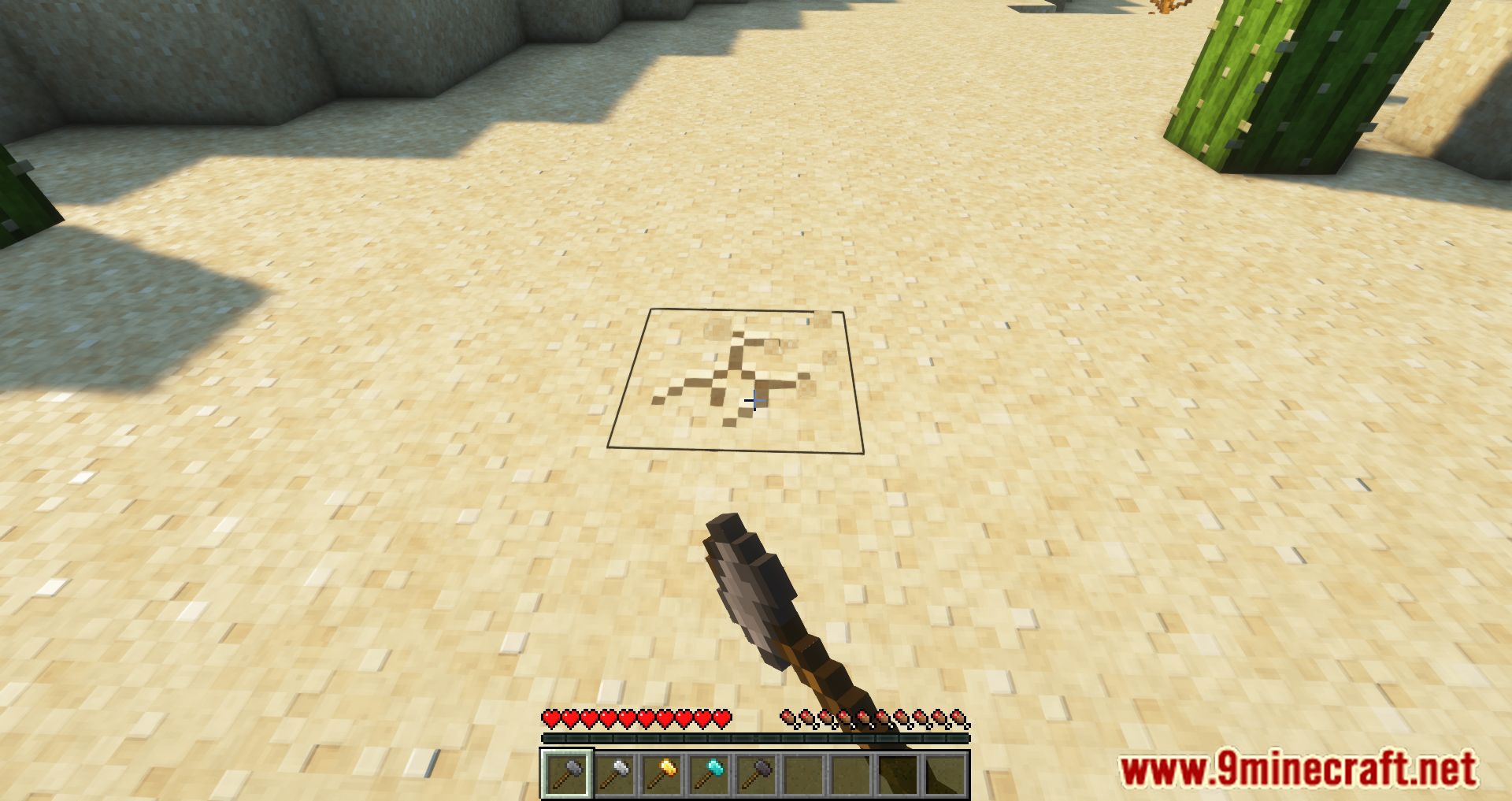 description_0 Just Hammers Mod (1.20.4) Forge Version - desentierra una montaña entera si quieres!
