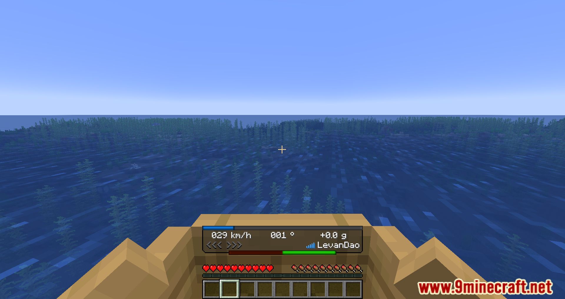 image 6 for Mod Boat Hud (1.20.5) - displays information about boats