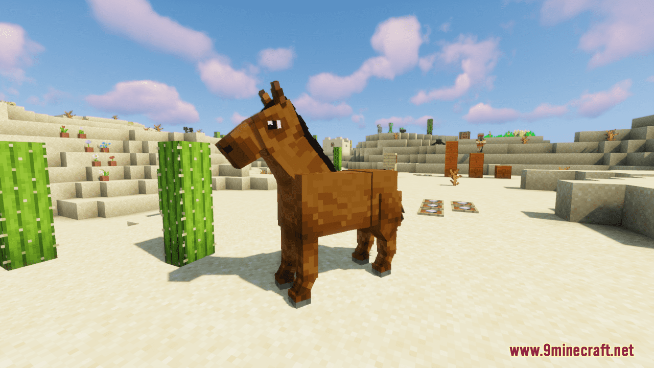 description_4 Better Horses Resource Pack (1.20.4, 1.19.4) - texture pack