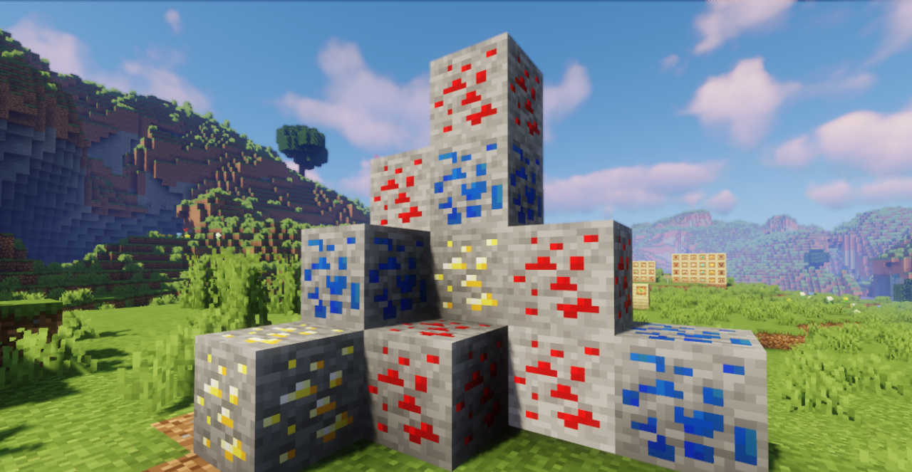 description_0 Minerales viejos para Minecraft