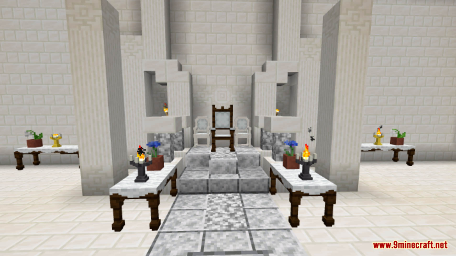 description_3 Mesa y sillas Datapack (1.20.2, 1.19.4) - Minecraft Mesa y sillas!