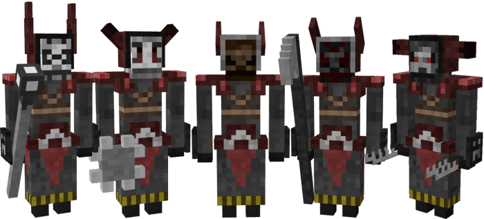 image 11 for Juego de pieles tipo gusano (1.20 y 1.19) - MCPE/Bedrock