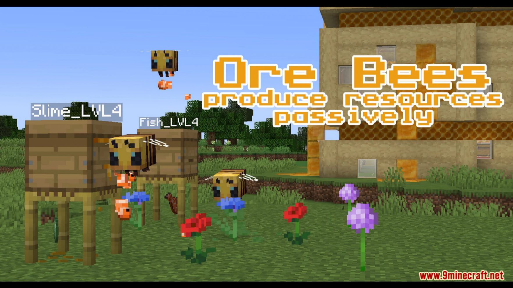 description_7 Bee Ore Data Pack (1.20.2, 1.19.4) - Unlock new Minecraft features!