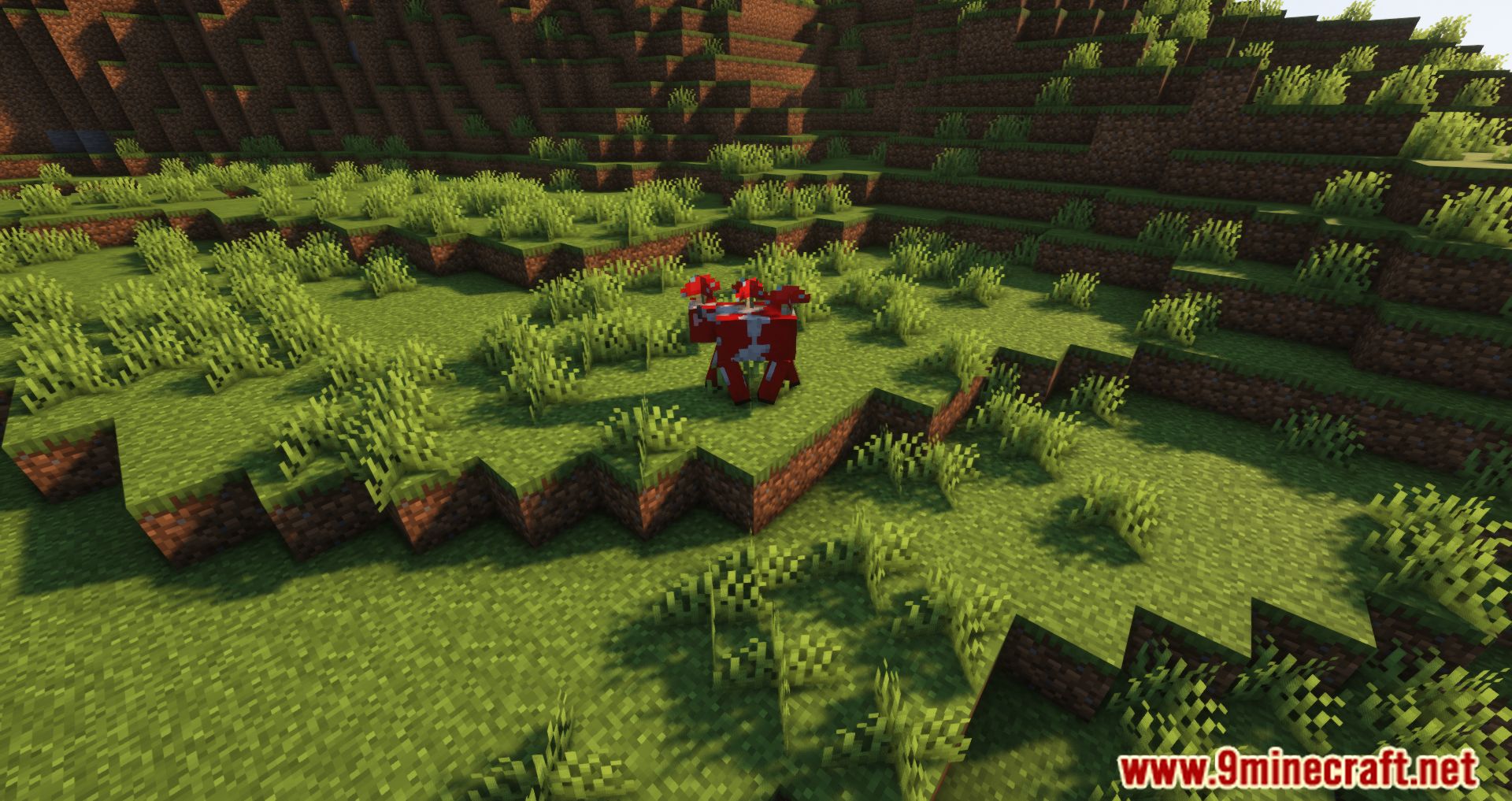 description_9 Mooshroom Spawn Mod 1.20.4 - Mooshrooms Appear In The Wild.