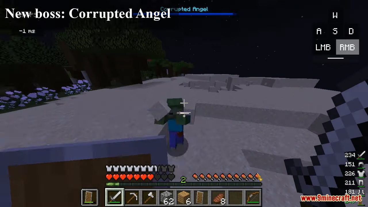 description_4 Horrible Night Data Pack (1.20.2, 1.19.4) - Ночной челлендж!