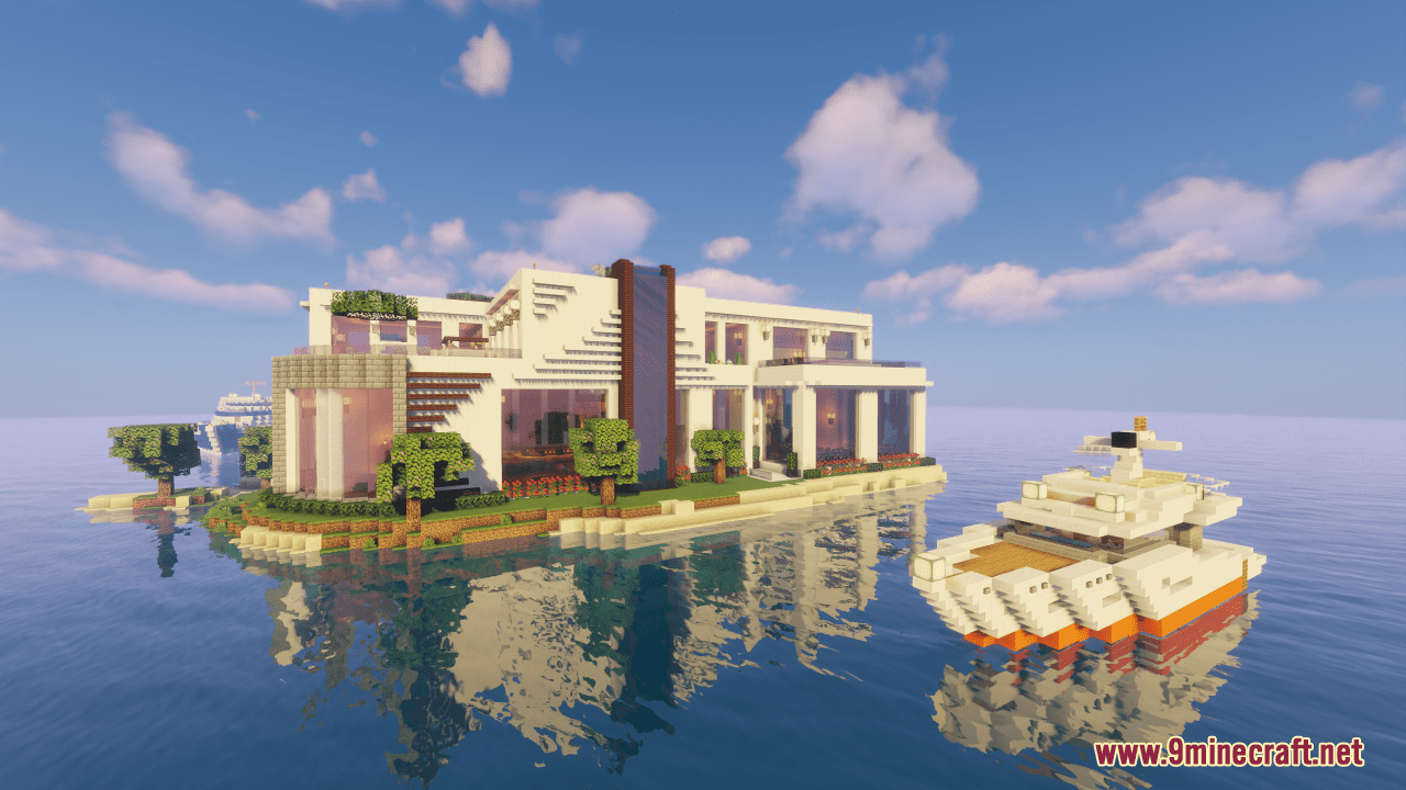 description_0 Map Zen Garden Island Resort (1.20.4, 1.19.4) - Japanese seaside resort