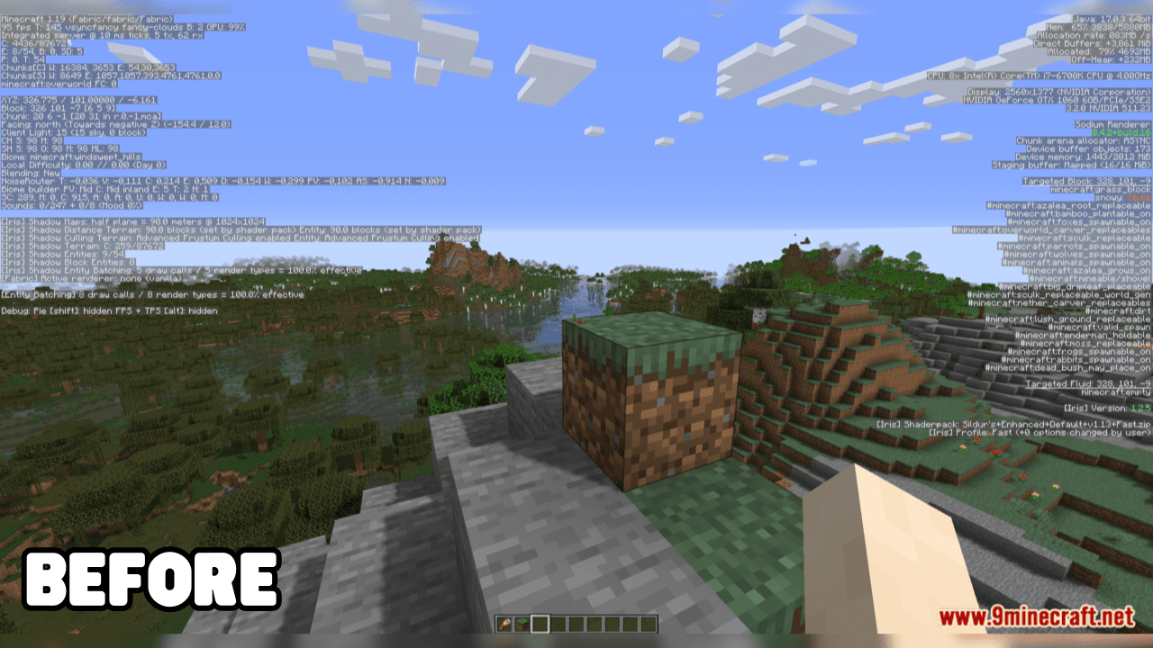 description_0 Limpar mod F3 (1.20.2) - Limpar a tela de depuração