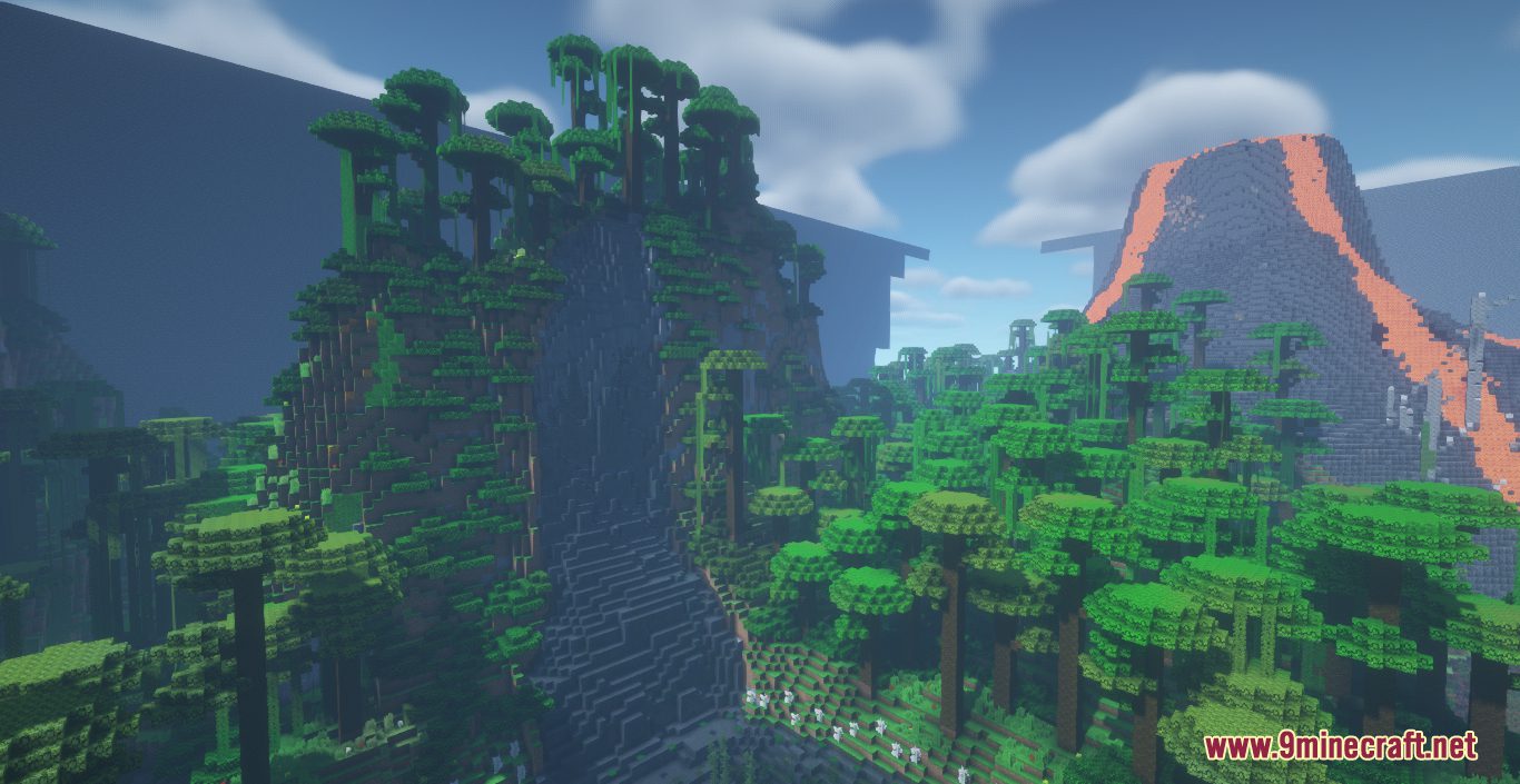 description_7 Overgrown Map (1.18.1) - Jungle Hunger Games