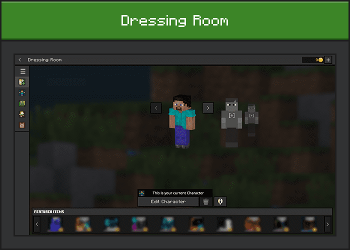 image 3 for Dark UI Texture Packages (1.20) - MCPE/Bedrock