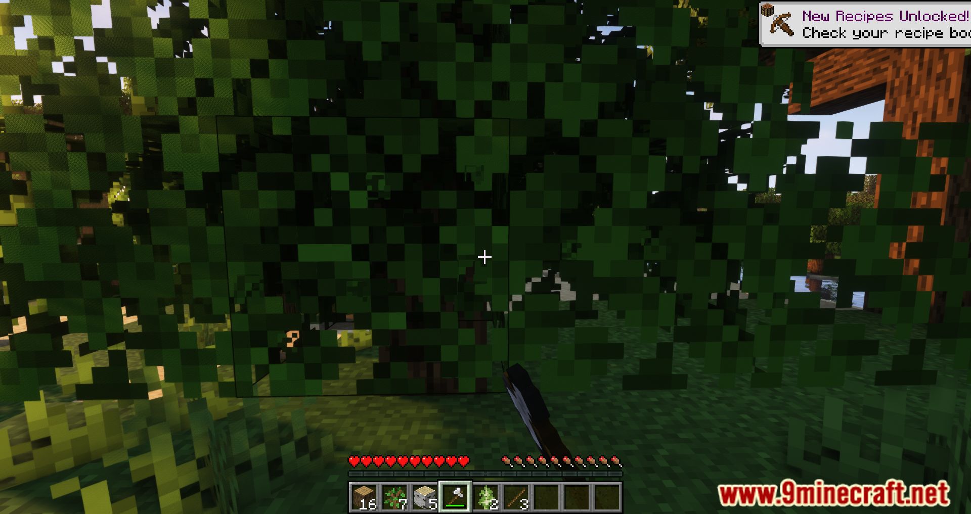 description_4 Decaimiento acelerado mod (1.20.4) - útil para la tala de árboles