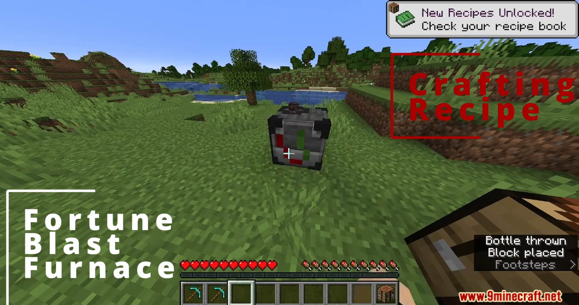 description_1 Fortune Blast Furnace Datapack (1.20.4, 1.19.4) - Unleash prosperity with advanced smelting!