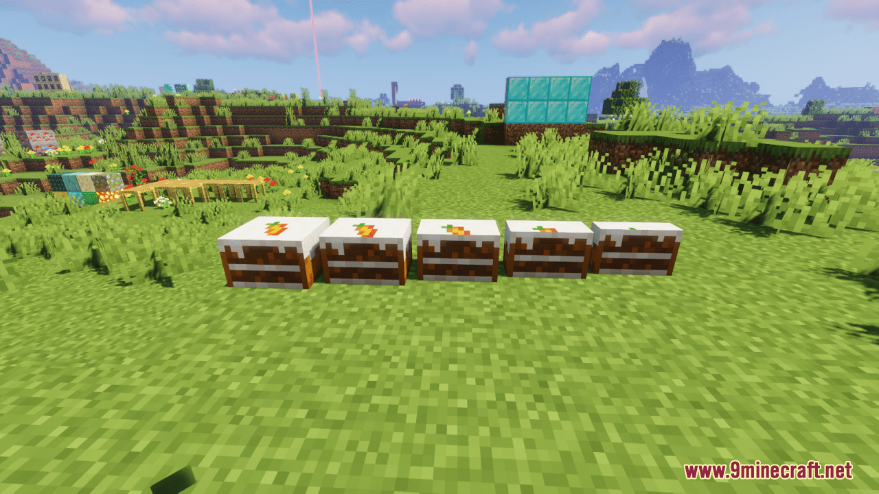 description_4 Carrot Cake Resource Pack (1.20.4, 1.19.2) - texture pack