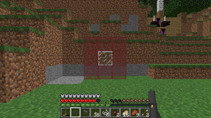 description_9 Receiver Gun Module 1.12.2 (Play Russian Roulette in Minecraft)