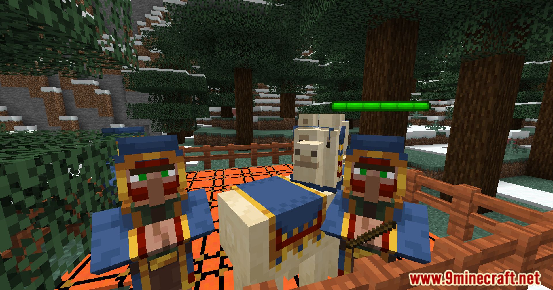 description_11 Wandering Fighters Mod 1.20.1 - Turns merchants into untamed enemies!