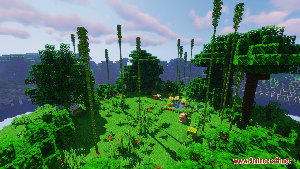 description_8 Flying Tropical Islands Mapa (1.20.4, 1.19.4) - Tropical Sky Island Survival