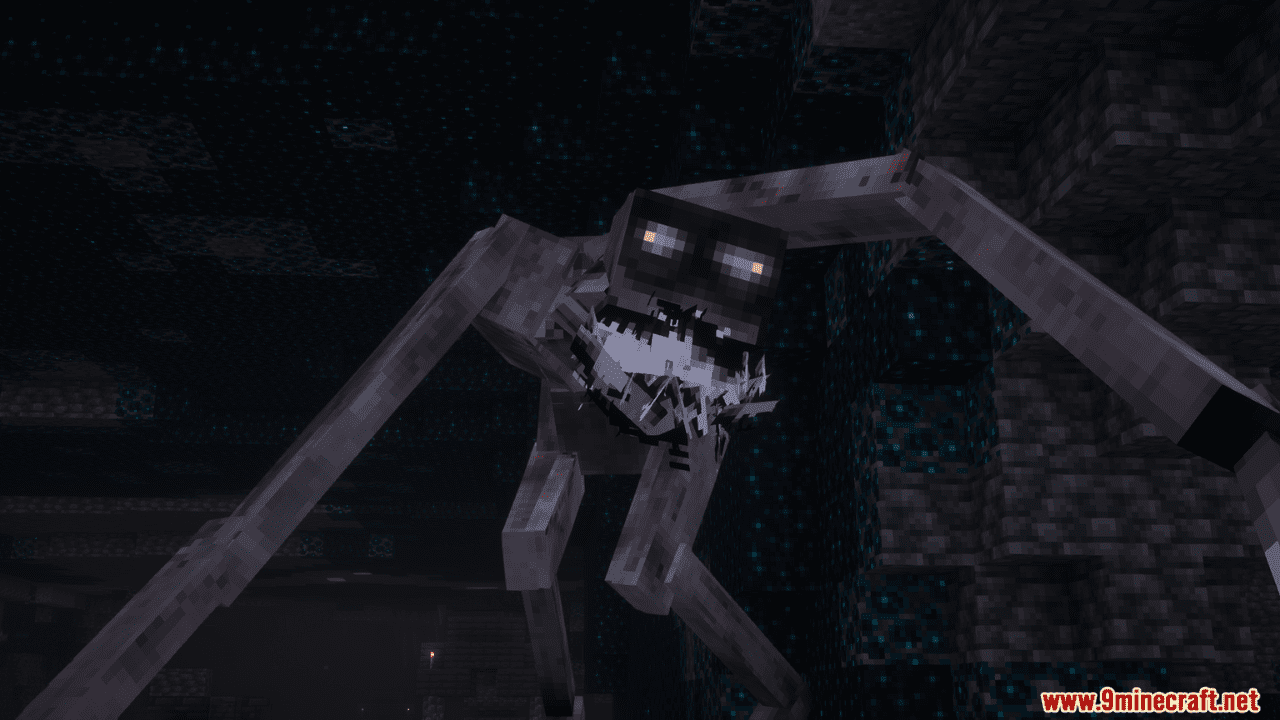 image 2 for  The Rake Dweller Mod (1.19.2) - Вражеские гуманоиды охотятся на игроков.