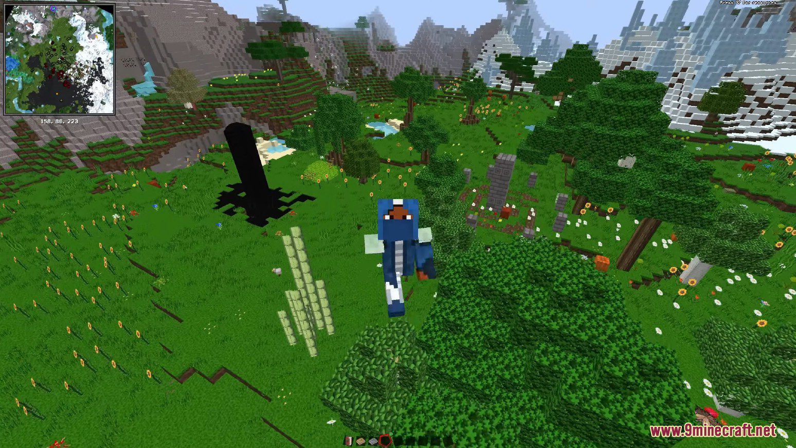 description_1 Mod Nothirium (1.12.2) - Improvements and optimizations for FPS and rendering distance