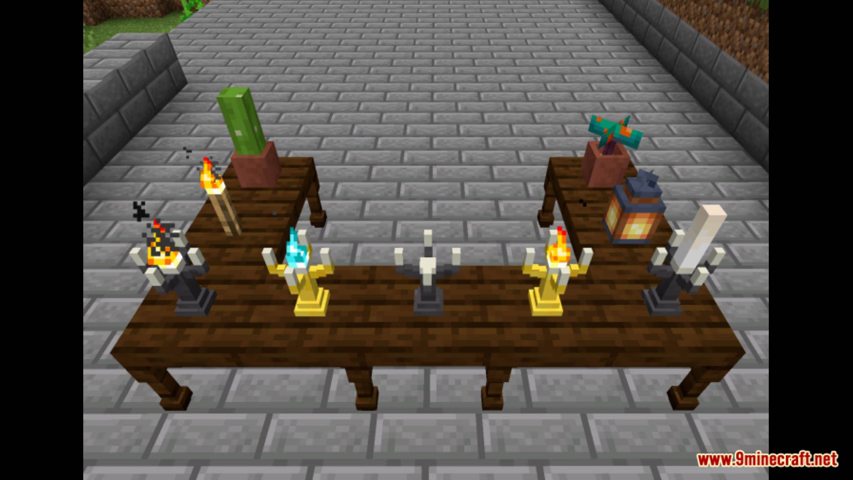 description_4 Mesa y sillas Datapack (1.20.2, 1.19.4) - Minecraft Mesa y sillas!