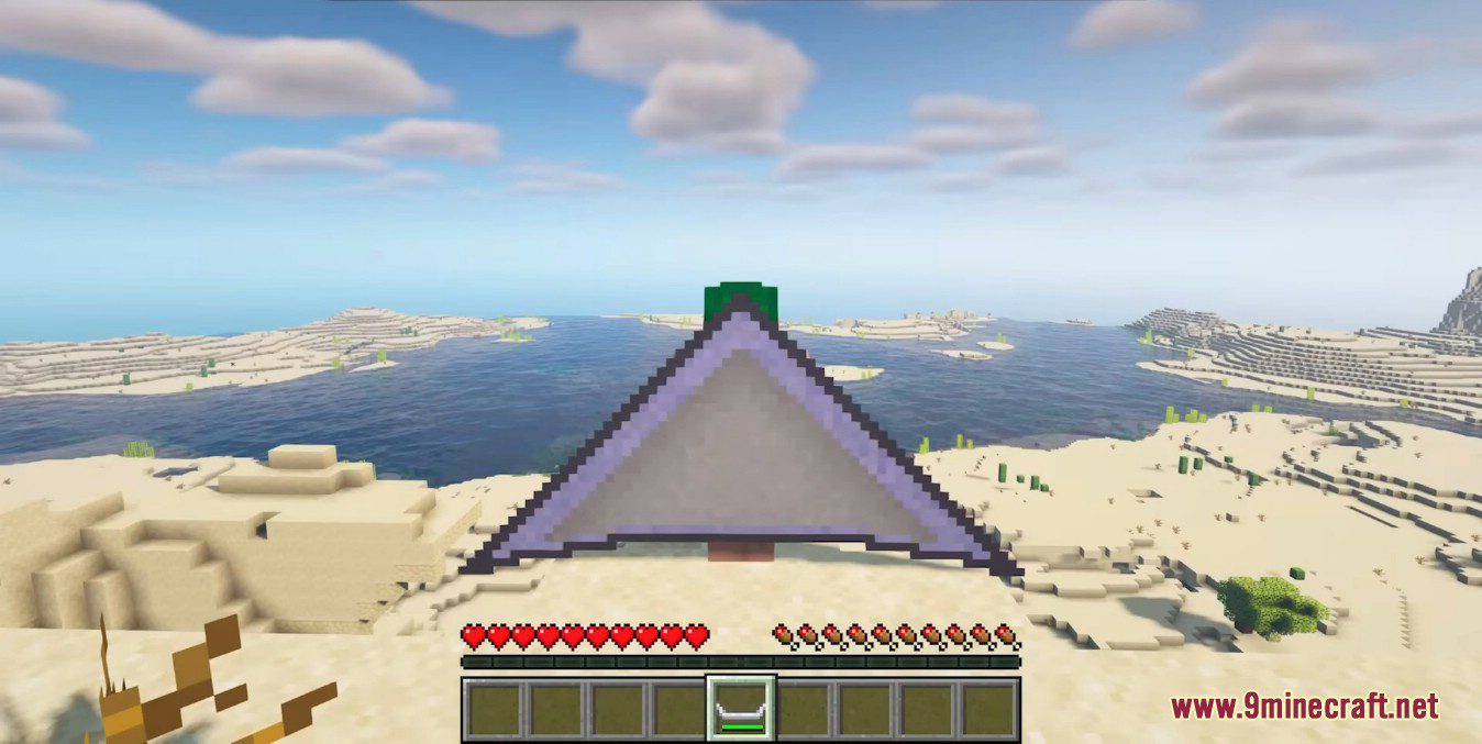 description_7 Hang Glider Mod (1.20.4) - volando en el cielo