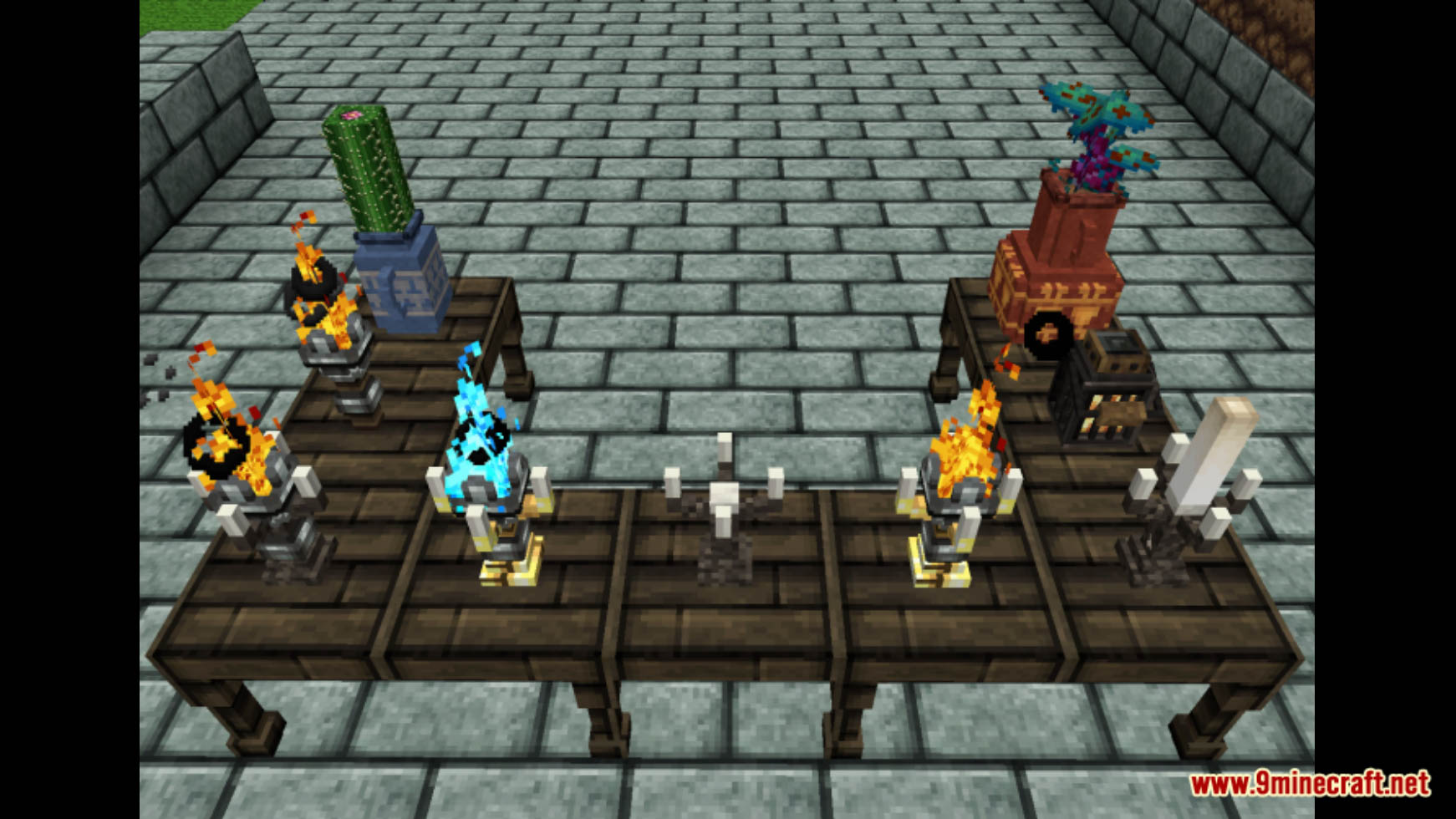 description_5 Mesa y sillas Datapack (1.20.2, 1.19.4) - Minecraft Mesa y sillas!
