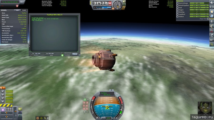 description_6 Landing autopilot script kOS