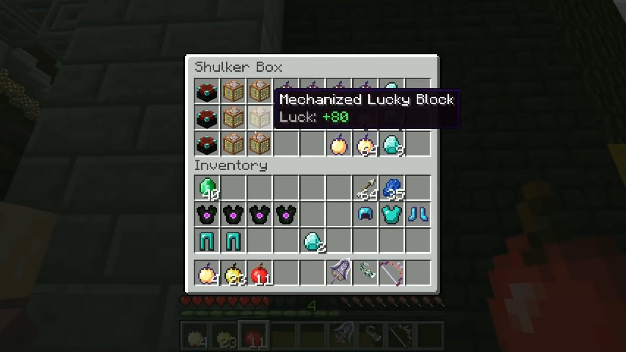 description_5 Mechanized Lucky Block Mod (1.12.2) - Немного специй для счастливого блока