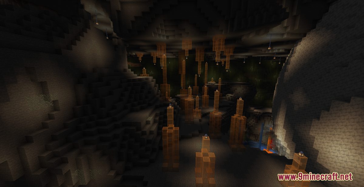 description_8 Карта Crystal Cave Hunting 1.17.1 Minecraft