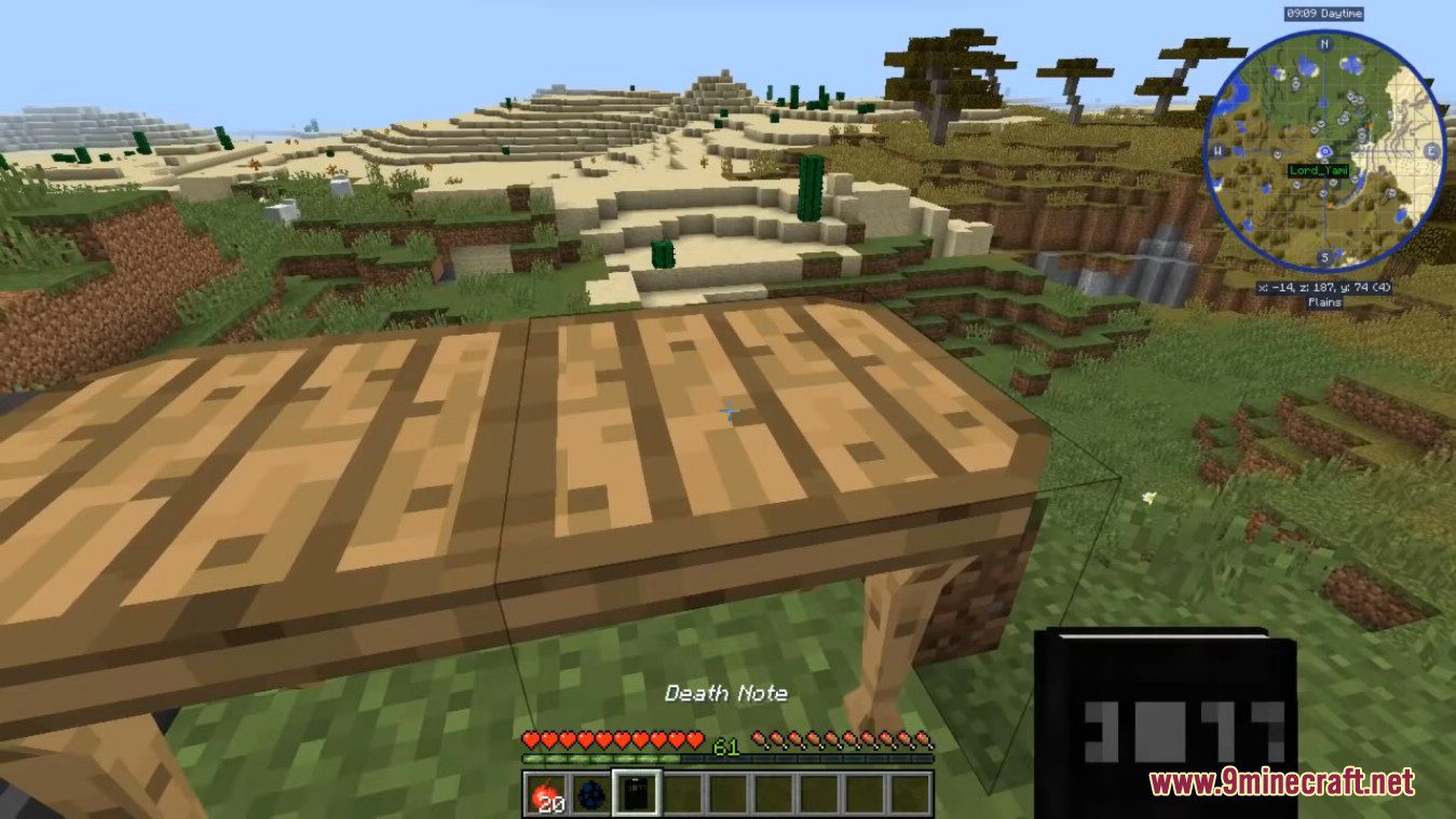 description_4 Tamashi's Death Note Mod (1.19.2) - Стать Богом