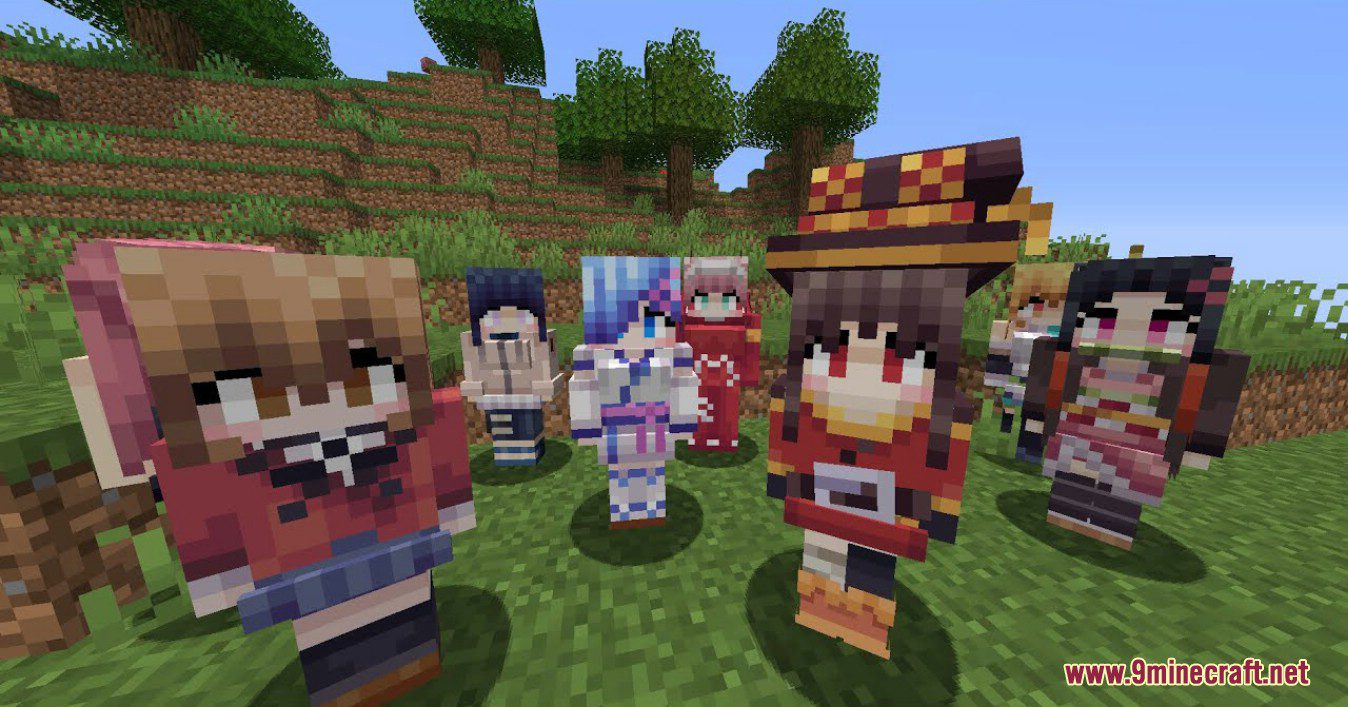 description_17 Waifucraft Mod 1.18.2 - Novias en anime y juegos