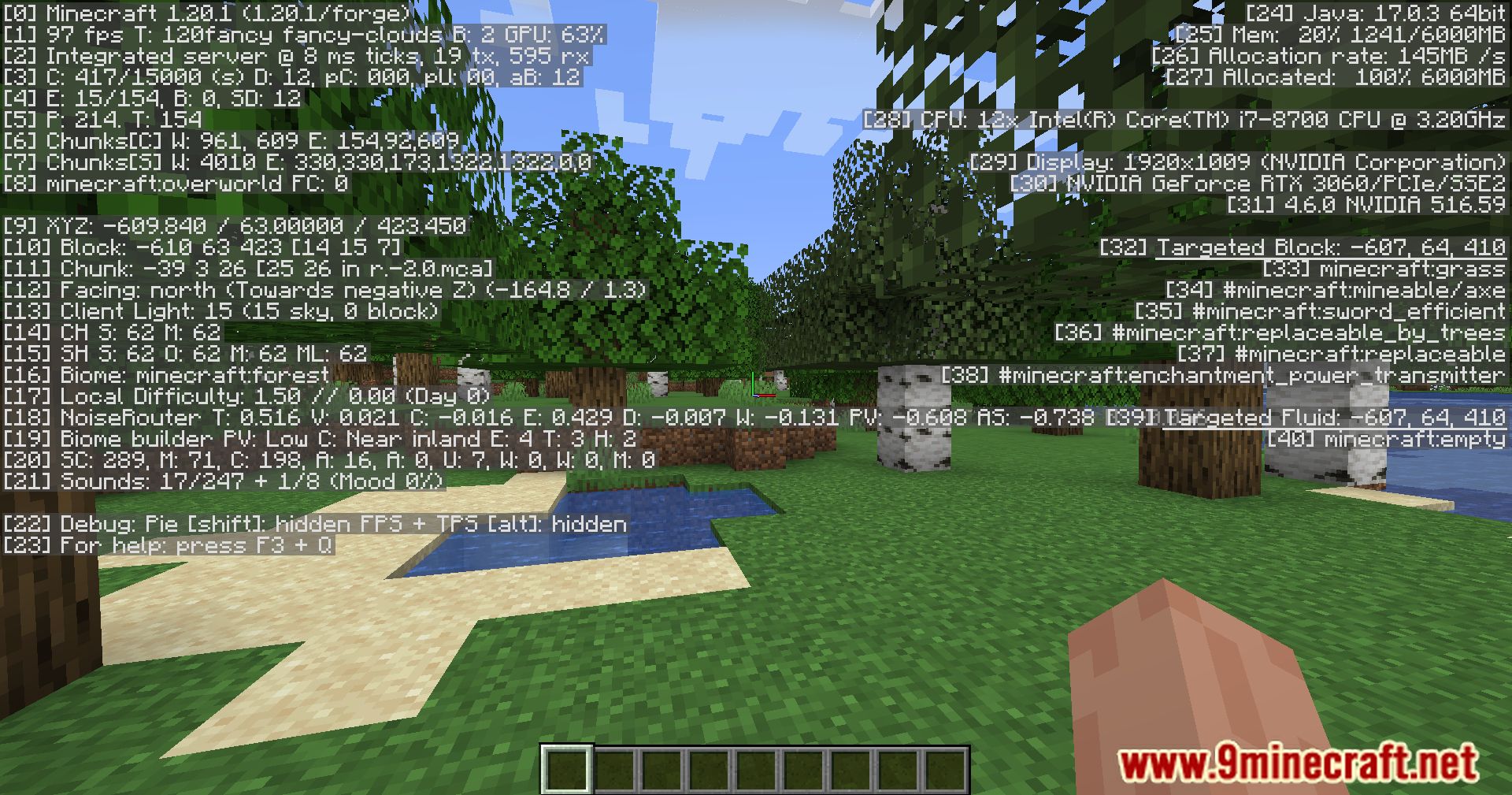 description_2 Better F3 Plus Mod (1.20.4) - настройка меню отладки
