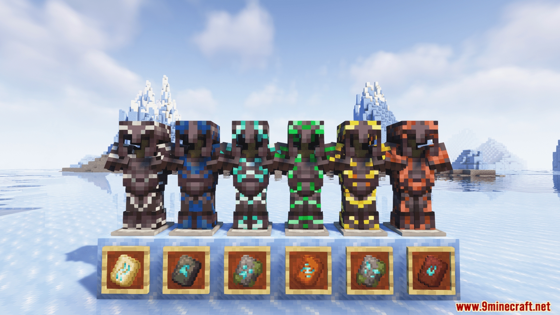 description_0 More Armor Trims Mod - adds six new designs