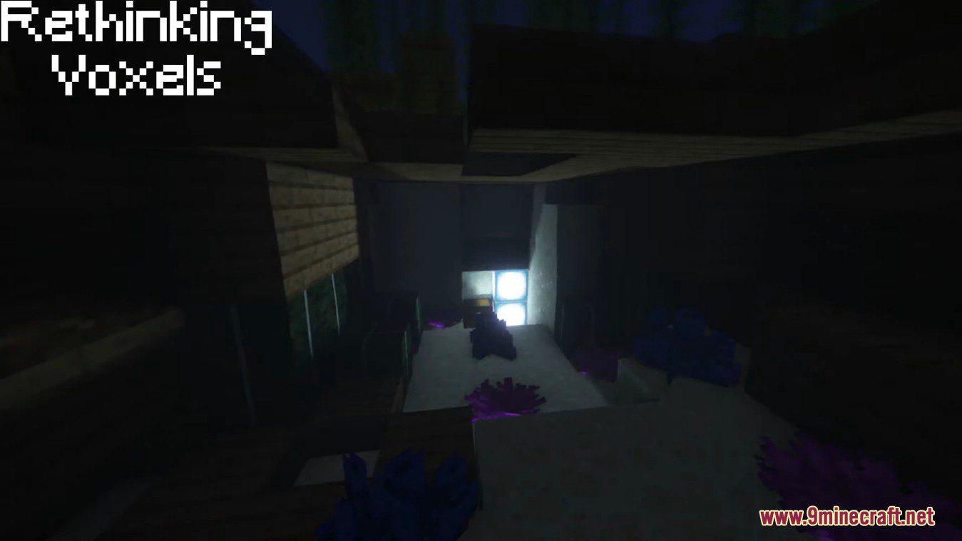 description_9 Rethinking Voxels Shaders 1.19.3 - Цветной свет, резкие тени
