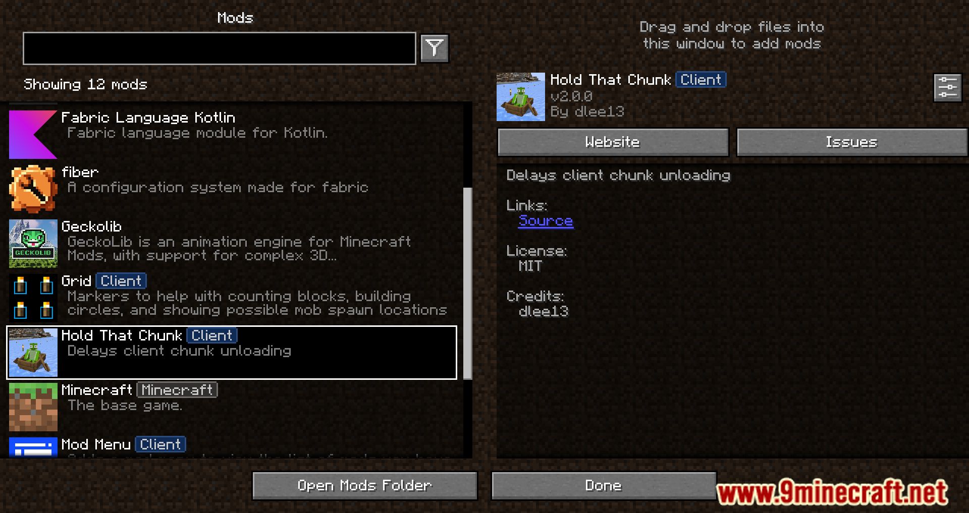 description_0 Hold That Chunk Mod (1.20.4) - Improves quick adventures.