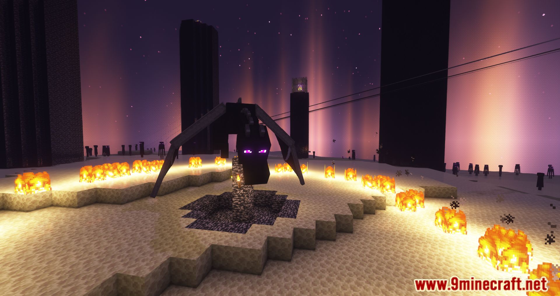 description_7 Savage Ender Dragon Mod 1.20.1 - New power of the Ender dragon