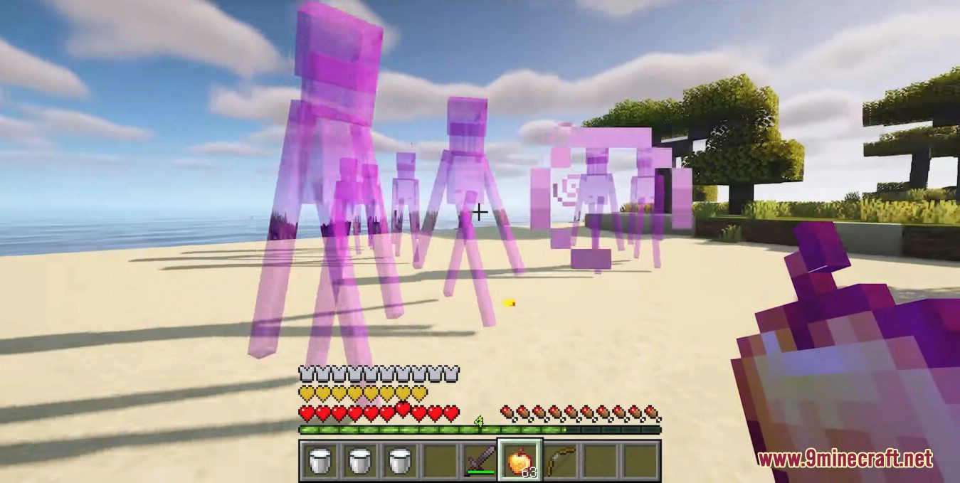 description_9 Mutant Monster Mod - могущественный зверь.