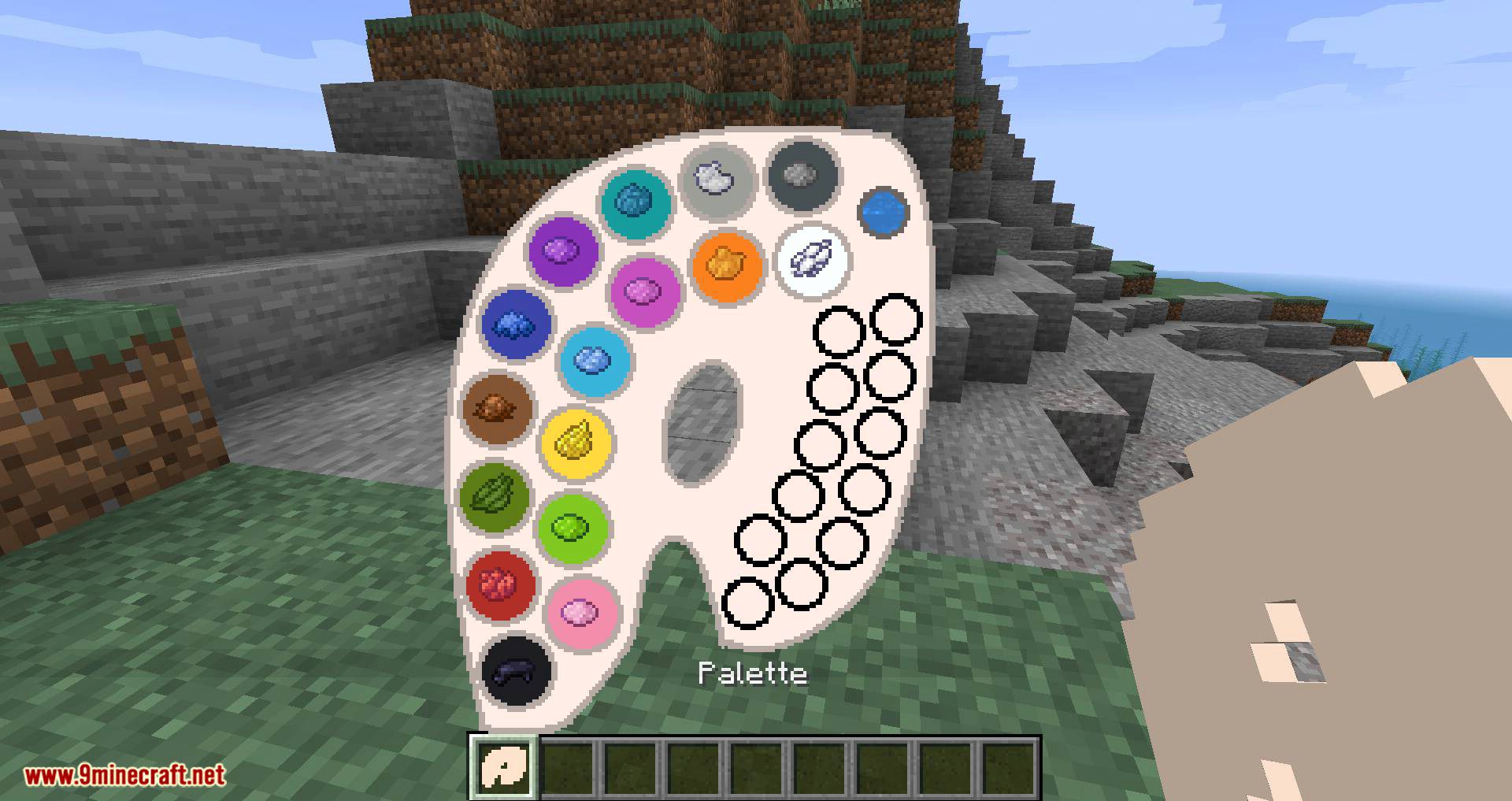 description_1 Joy of Painting Mod 1.20.1 - Смешивайте цвета, рисуйте картины