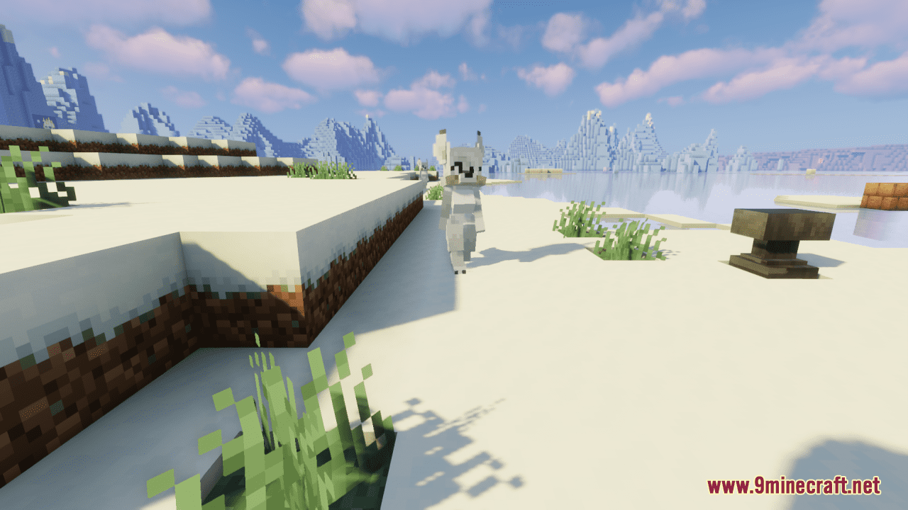 description_1 Wolf Girl Resource Pack (1.20.4, 1.19.4) - texture pack