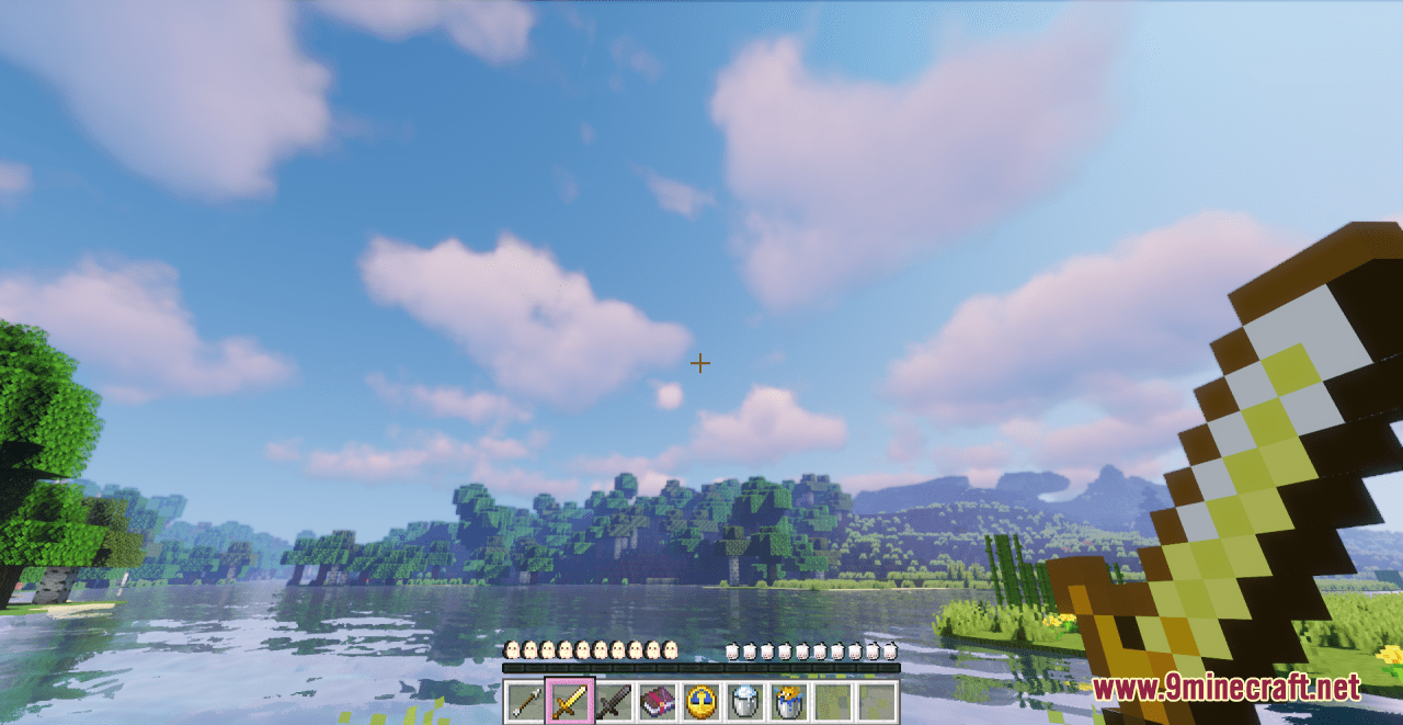 description_3 Cute Ghost HotBar resource pack (1.19.4, 1.19.2, 1.19) - Набор текстур