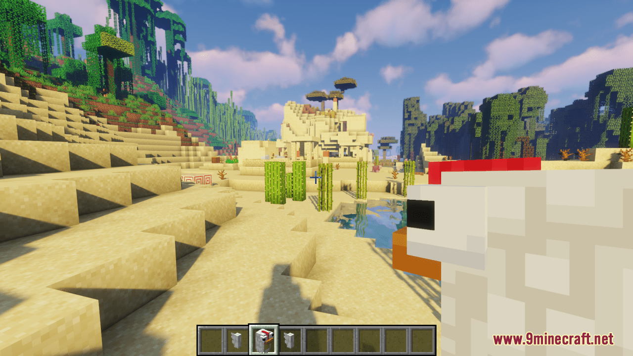 description_8 Chicken Suit Resource Pack (1.20.4, 1.19.4) - texture pack