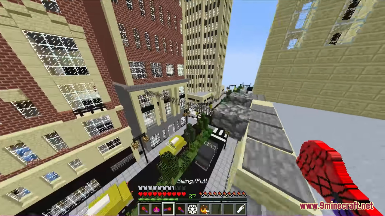 description_2 Человек-паук в ванильном Minecraft (1.20.4, 1.19.4) - станьте своим собственным героем!