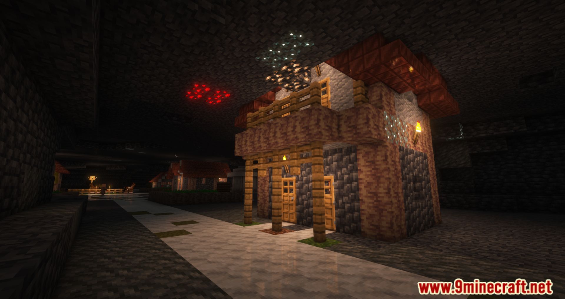 description_1 Underground Villages Mod (1.20.4) - Underground cities