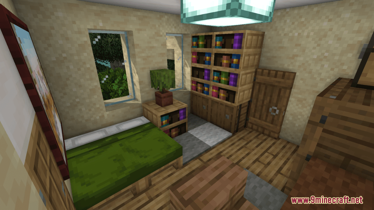 description_5 Map of cozy water villas (1.20.4, 1.19.4) - Island Serenity