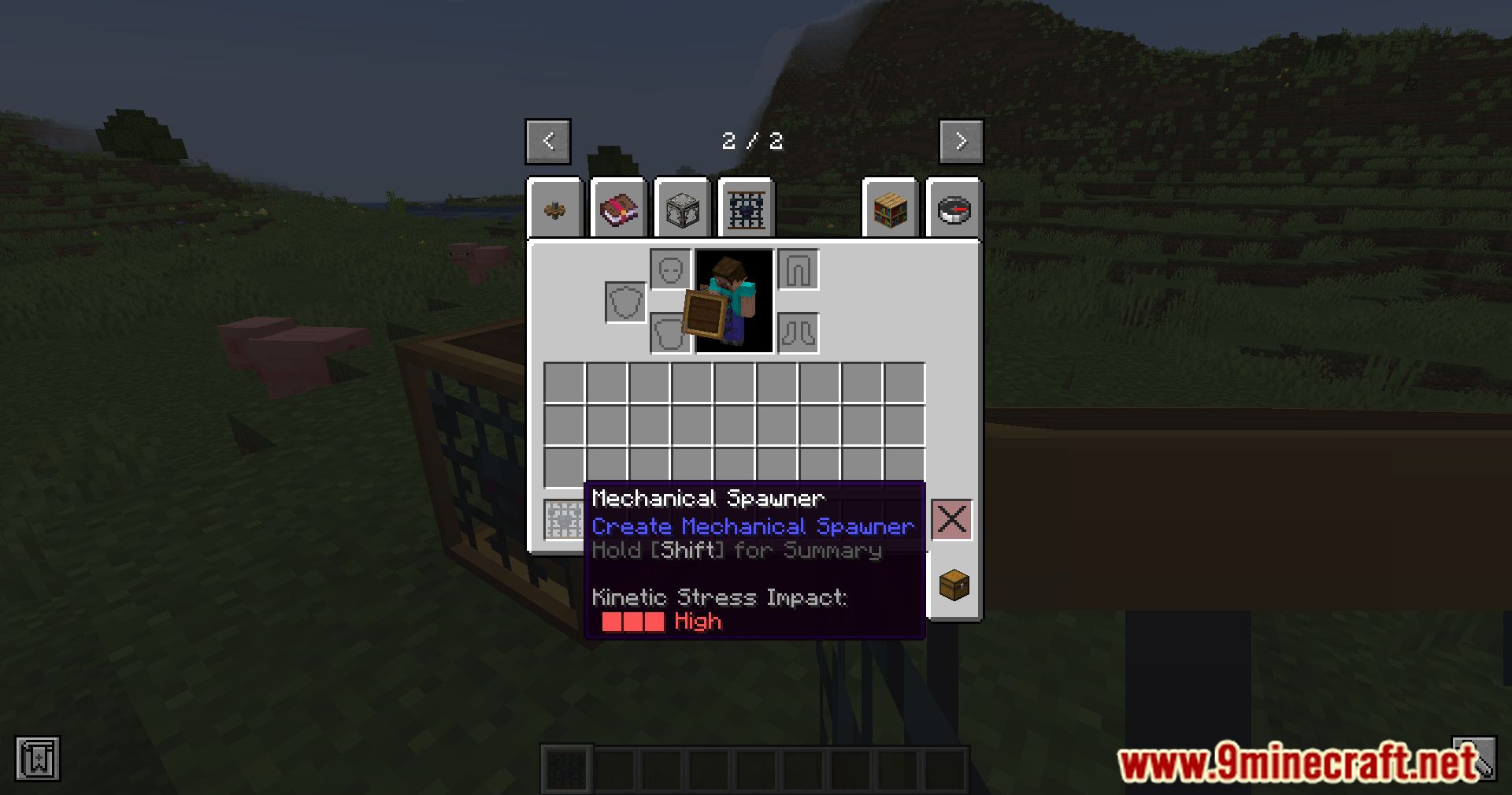 description_1 Crear Mechanical Spawner Mod 1.20.1 - Revisión de la generación de mafias en Minecraft
