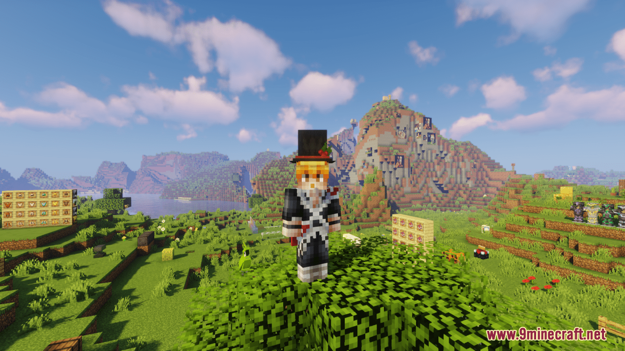 description_4 Christmas Hat's Resource Pack (1.20.4, 1.19.4) - текстур-пак