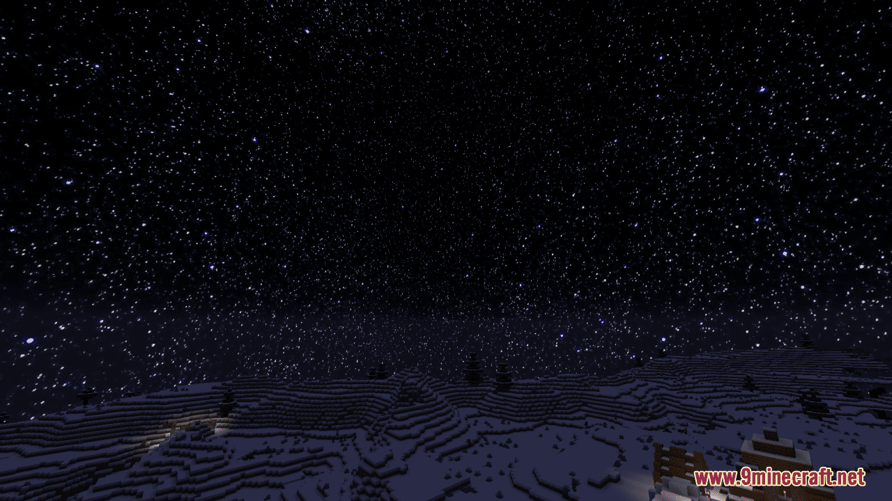 description_8 Starry Black Hole Sky Resource Pack (1.19.4, 1.19.2) - текстурный пакет