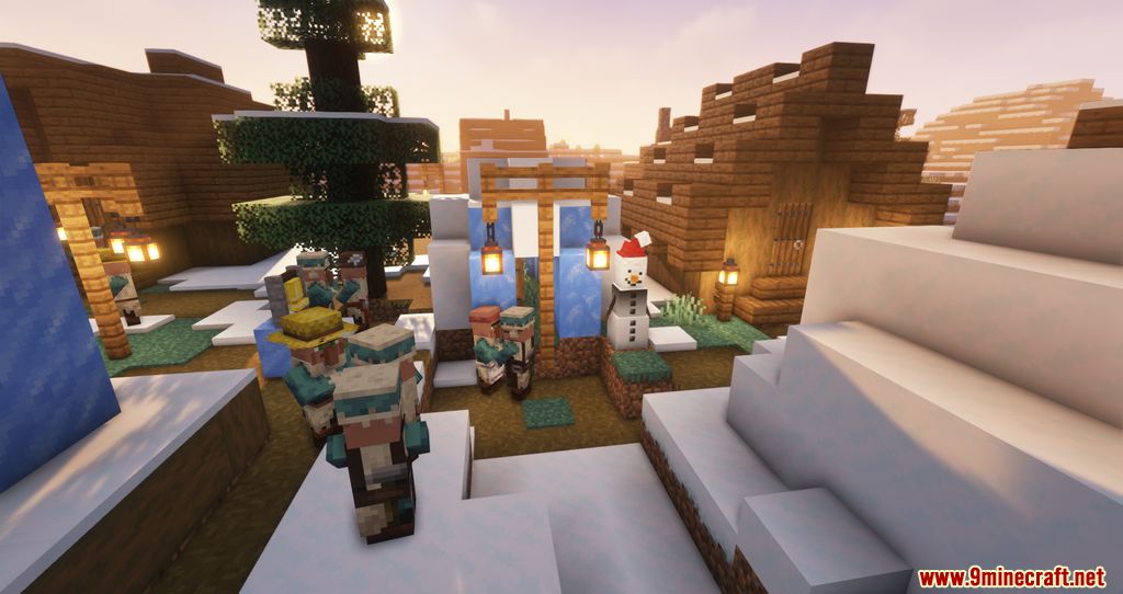 description_5 Frosted Friend Mod - постройте снеговика